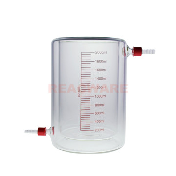 Jacketed Beaker with Removable Hose Connector