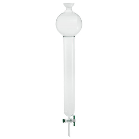 Columns, Chromatography, Spherical Joints, PTFE Stopcock, Reservoirs 100 mL