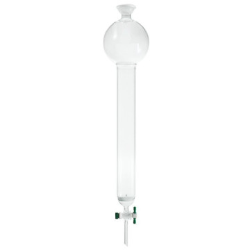 Columns, Chromatography, Spherical Joints, PTFE Stopcock, Reservoirs 1000 mL, with Fritted Discs
