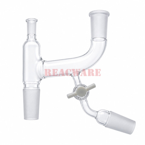Adapter, Claisen, Side Arm with Teflon Stopcock