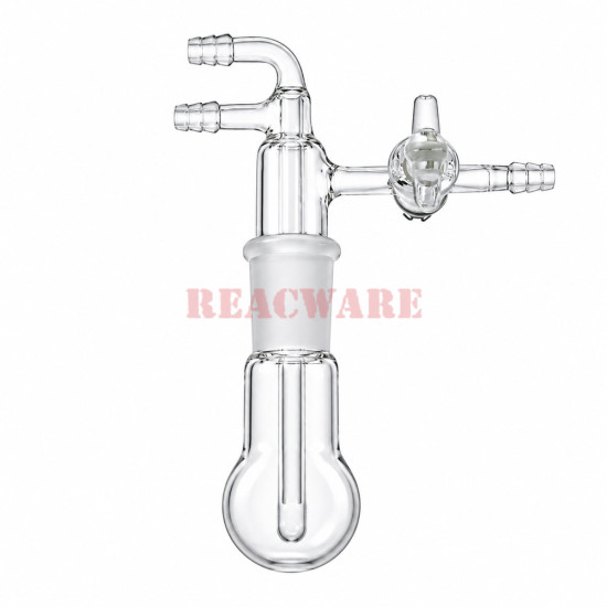 Sublimator, with 2 mm Glass Stopcock, Joint 24/40, 25 mL
