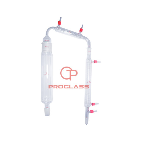 Distillation Kit with Jacket Vigreux and Removable Hose Connector