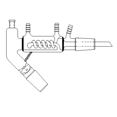 Distilling Heads, Short-Path, Improved, with Vigreux