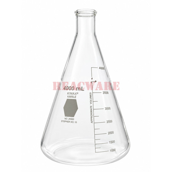 Flask, Erlenmeyer, Heavy-Wall Borosilicate Glass