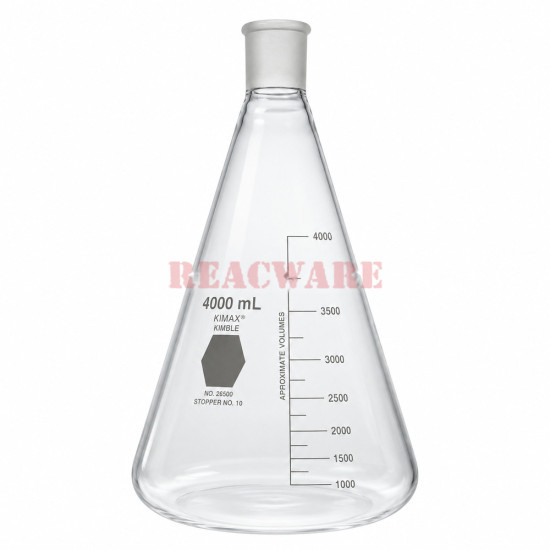 Flask, Erlenmeyer, Heavy-Wall, Ground Joint