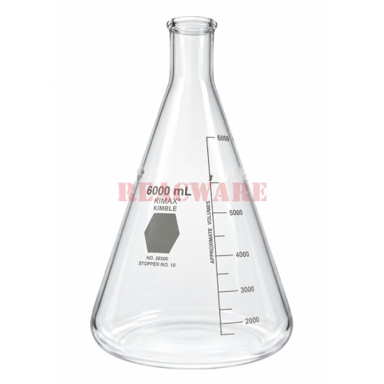 Flask, Erlenmeyer, Heavy-Wall Borosilicate Glass