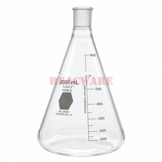 Flask, Erlenmeyer, Heavy-Wall, Ground Joint
