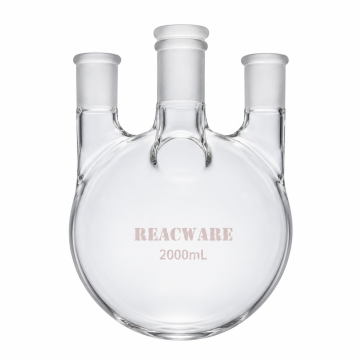Four-Neck Round-Bottom Flask, Straight, 2000 mL