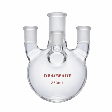 Four-Neck Round-Bottom Flask, Straight, 250 mL