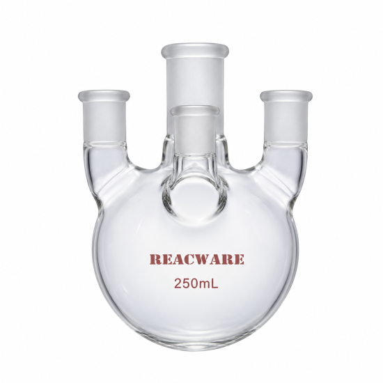 Four-Neck Round-Bottom Flask, Straight, 250 mL