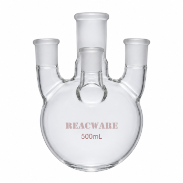 Four-Neck Round-Bottom Flask, Straight, 500 mL