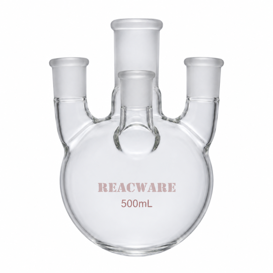 Four-Neck Round-Bottom Flask, Straight, 500 mL