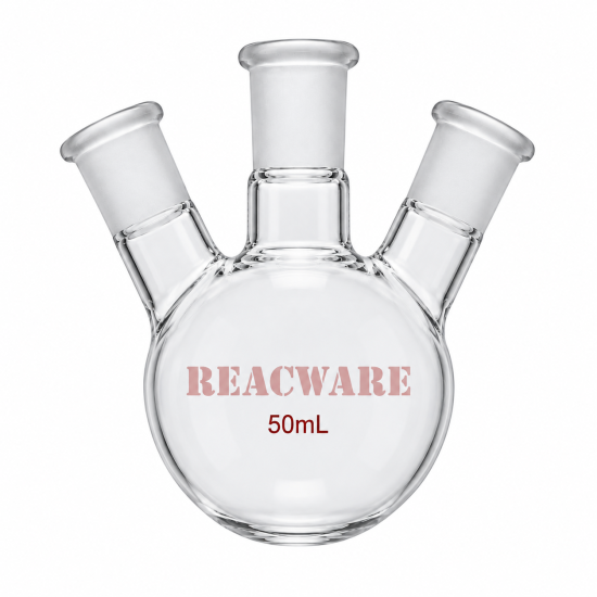 Three-Neck Round-Bottom Flask, 50 mL
