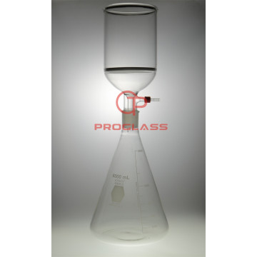 Buchner Filtration Set with Erlenmeyer Flask, 3000 mL + 6000 mL