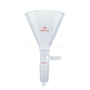 Triangle Filter Funnel, with Pore Plate