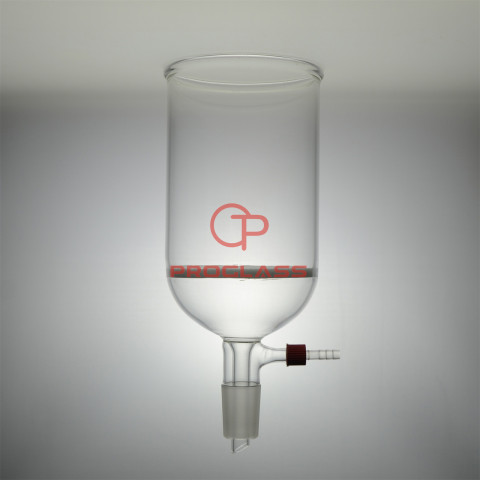 Buchner Funnels, Removable Vacuum Hose, Fritted Discs