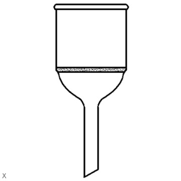 Funnels, Buchner, with Fritted Discs, Pyrex