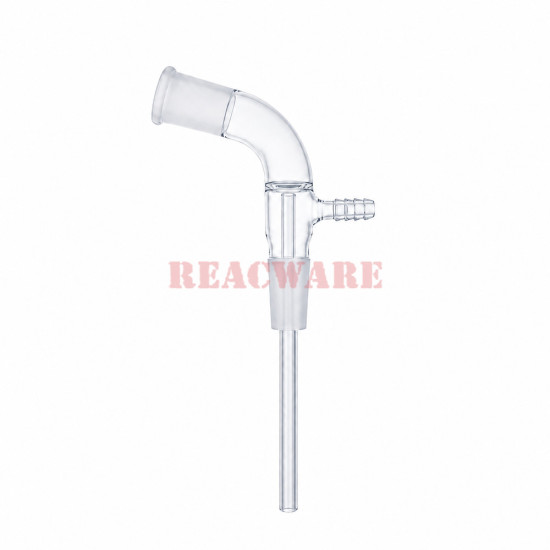 Adapters Vacuum Take-Off 105°, with 200 mm Inlet Tube