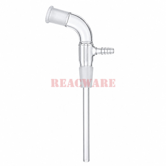 Adapters Vacuum Take-Off 105°, with 100 mm Inlet Tube
