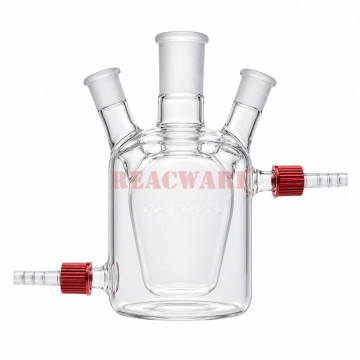 Flasks, Tapered, European Style, 3-Necks, Jacketed