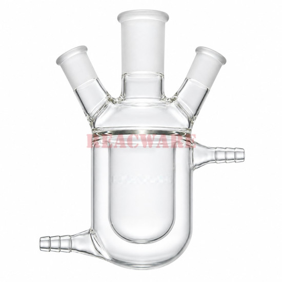 Jacketed Reaction Flask Three-Neck
