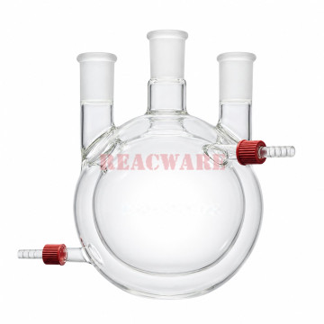 Three-Neck Round-Bottom Flask, Heavy-Wall, Jacketed