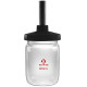 Wide-Mouth Freeze-Drying Flask for VirTis 3/4 in Quickseal Systems
