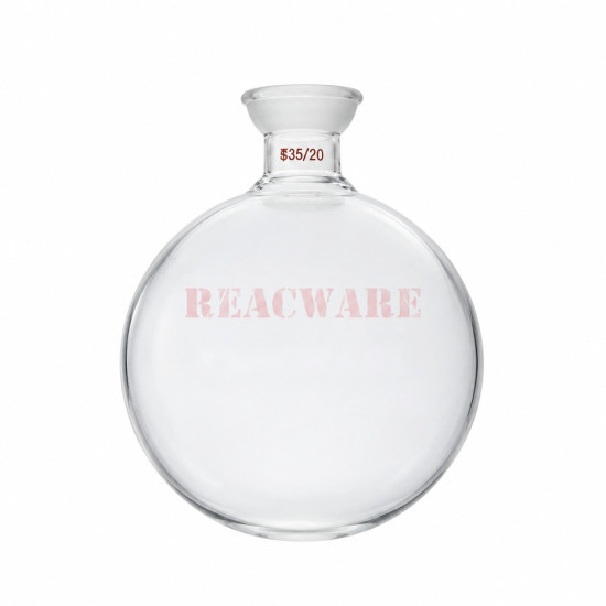 Flasks, Heavy-Wall, Round-Bottom, Single-Neck, Spherical Joints