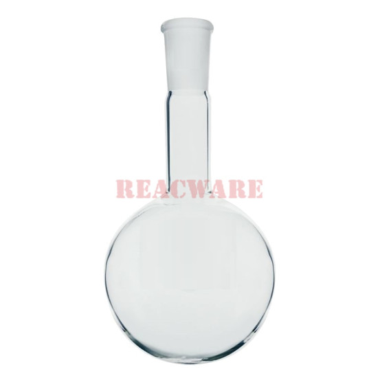 Flasks, Heavy-Wall, Round-Bottom, Long Necks, Quartz 1000 mL