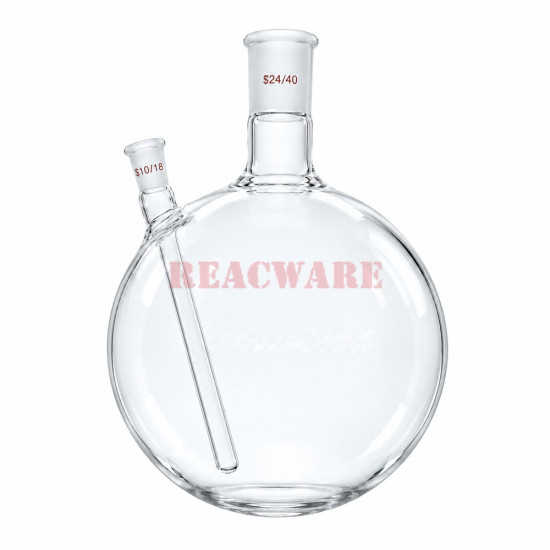 Flasks, Heavy-Wall, Round-Bottom, with Thermowells