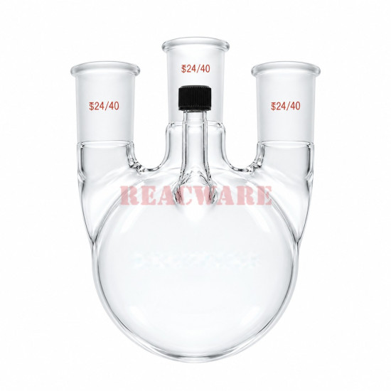 Four-Neck Round-Bottom Flask, Threaded Joint