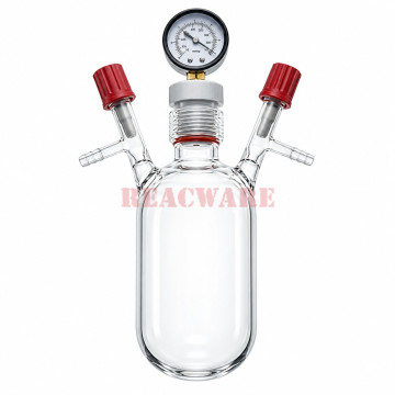 Vacuum Reactor Flask with Vacuum Gauge 35#