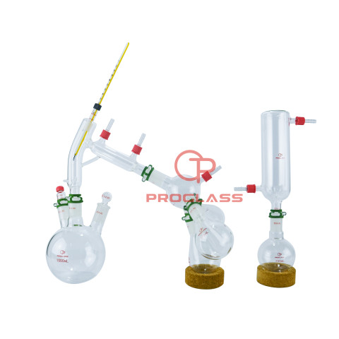 1 L Short-Path Distillation Glassware Kit with Cold Trap