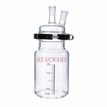 Separate Flask, Two-Neck with Easy Open PTFE Clamp