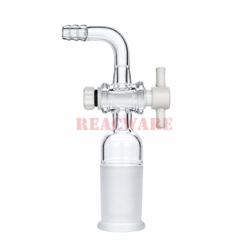 Adapters, Flow Control, PTFE Stopcock, 90°