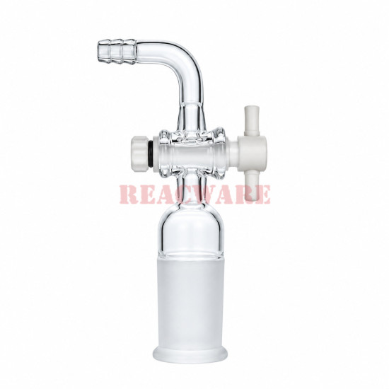 Adapters, Flow Control, PTFE Stopcock, 90°