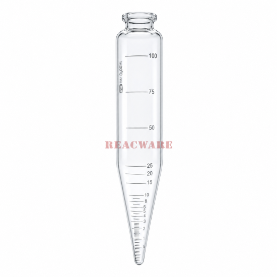 100 mL Conical-Bottom Glass Centrifuge Tube for Petroleum Testing