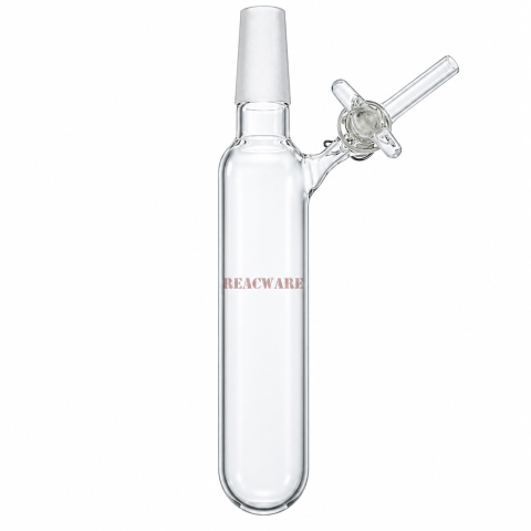 Reaction Tube, Glass Stopcock, Out Joint