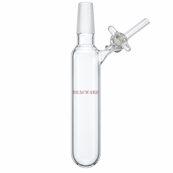 Reaction Tube, Glass Stopcock, Out Joint