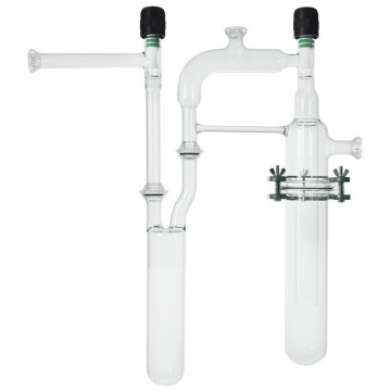 Dual Vacuum Traps, Assembly, O-Ring Joints, Air-Free, Schlenk